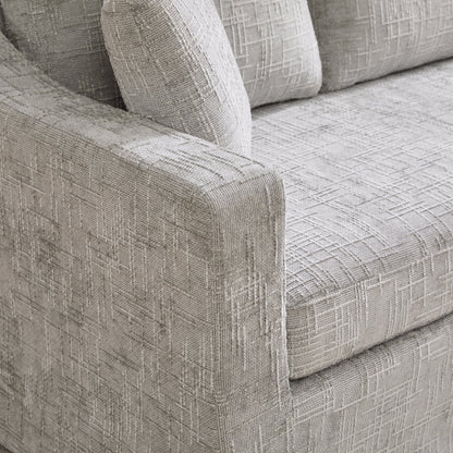 Modern Chenille Sofa and a Soft Wood Frame