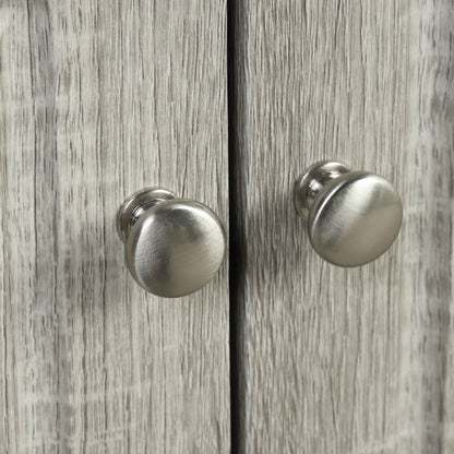 Two metal linen cabinet knobs on weathered wood panel, HouseOfZazla on Tampa Home & Garden Store
