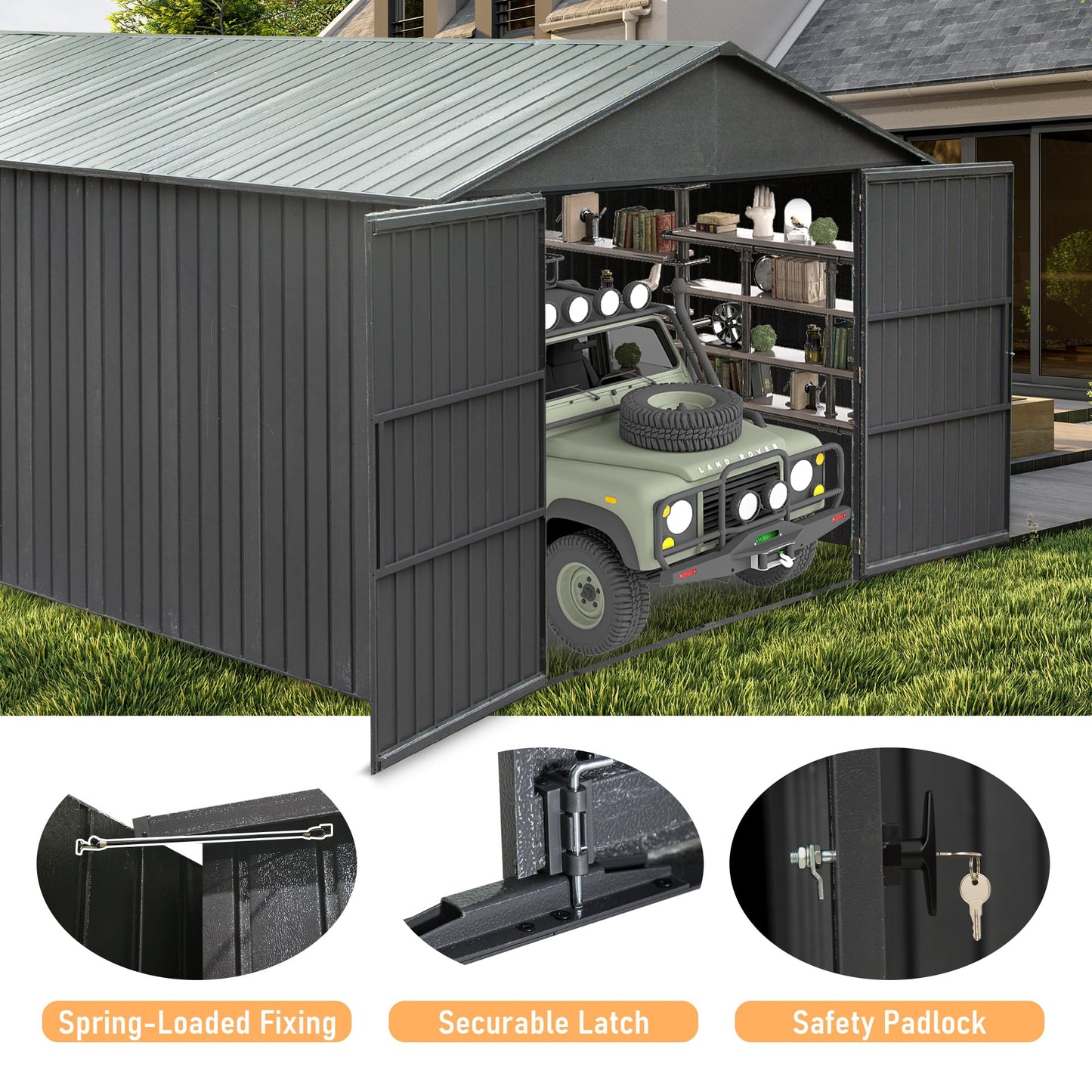 Heavy Duty Steel Outdoor Car And Truck Shelter