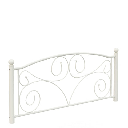 the Full Size Flower Design Steel Bed Frame