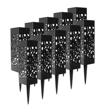 Stainless Steel Solar Lamp and Garden Pathway