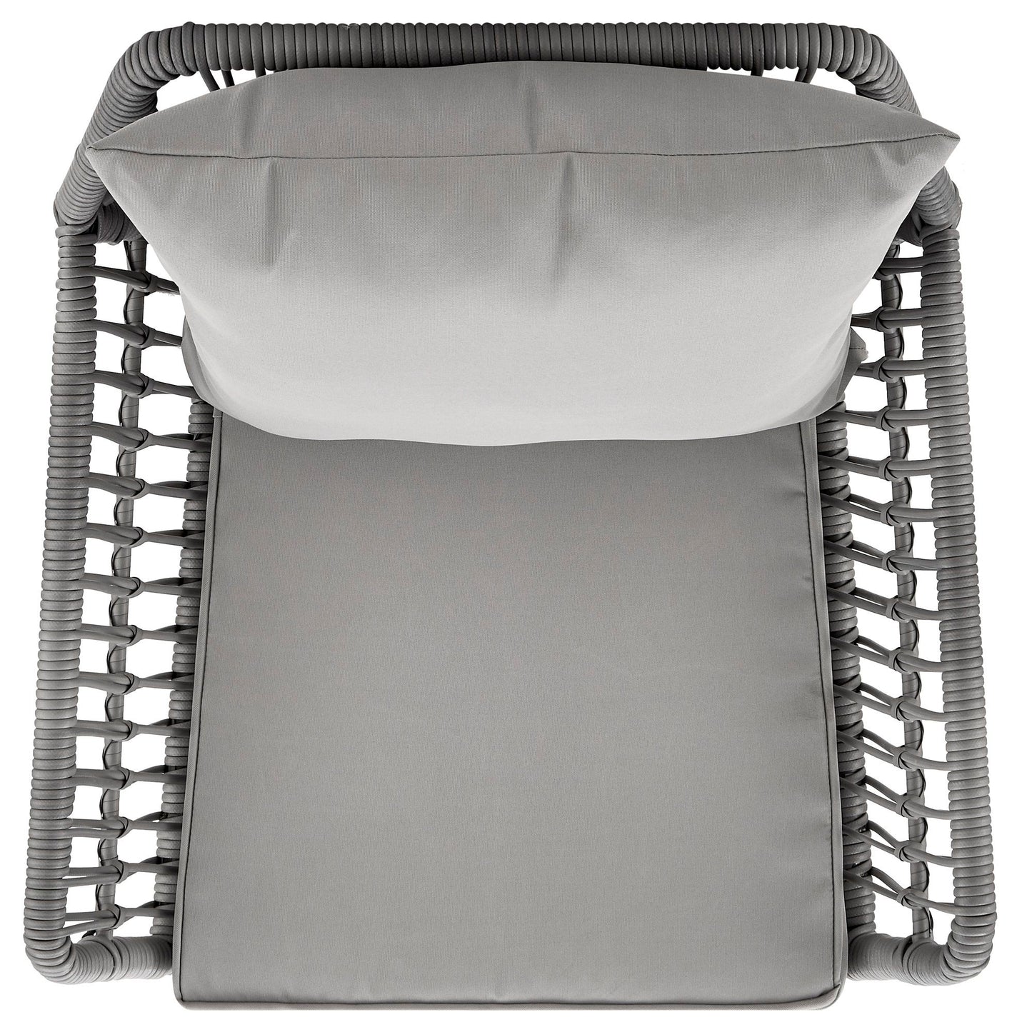 Modern Three Piece Outdoor Patio Conversation Set