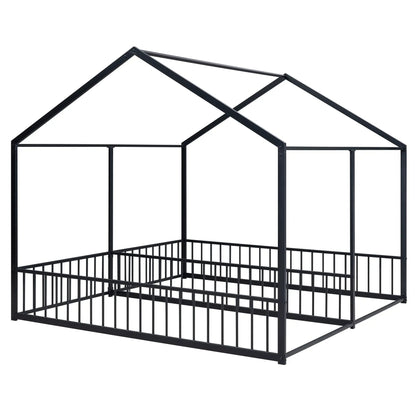 House Platform Beds For Two With Guardrails