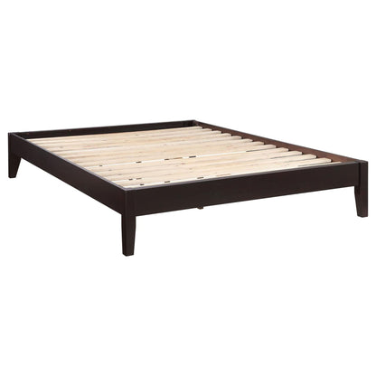 Modern Platform Bed With a Solid Wood Frame