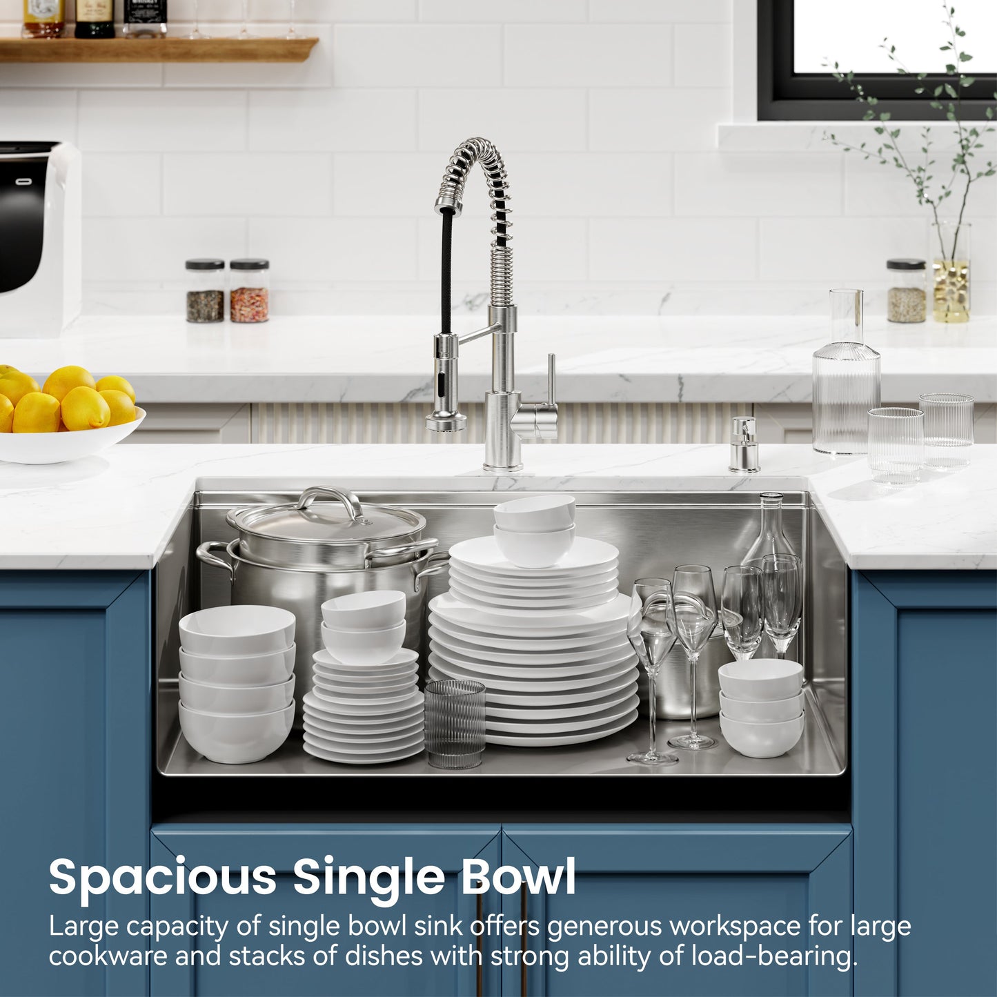 Undermount Stainless Steel Single Kitchen Sink