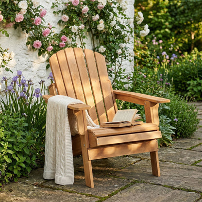 Oversized Folding Adirondack Chair for Patio