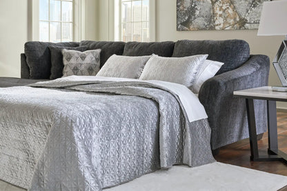 Biddeford Sectional sofa by Unique Piece Furniture dark gray textured fabric on Tampa Home & Garden Store