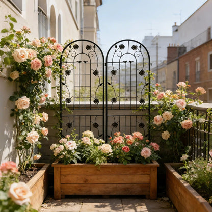 Metal Garden Trellis for Climbing Plants Outdoor