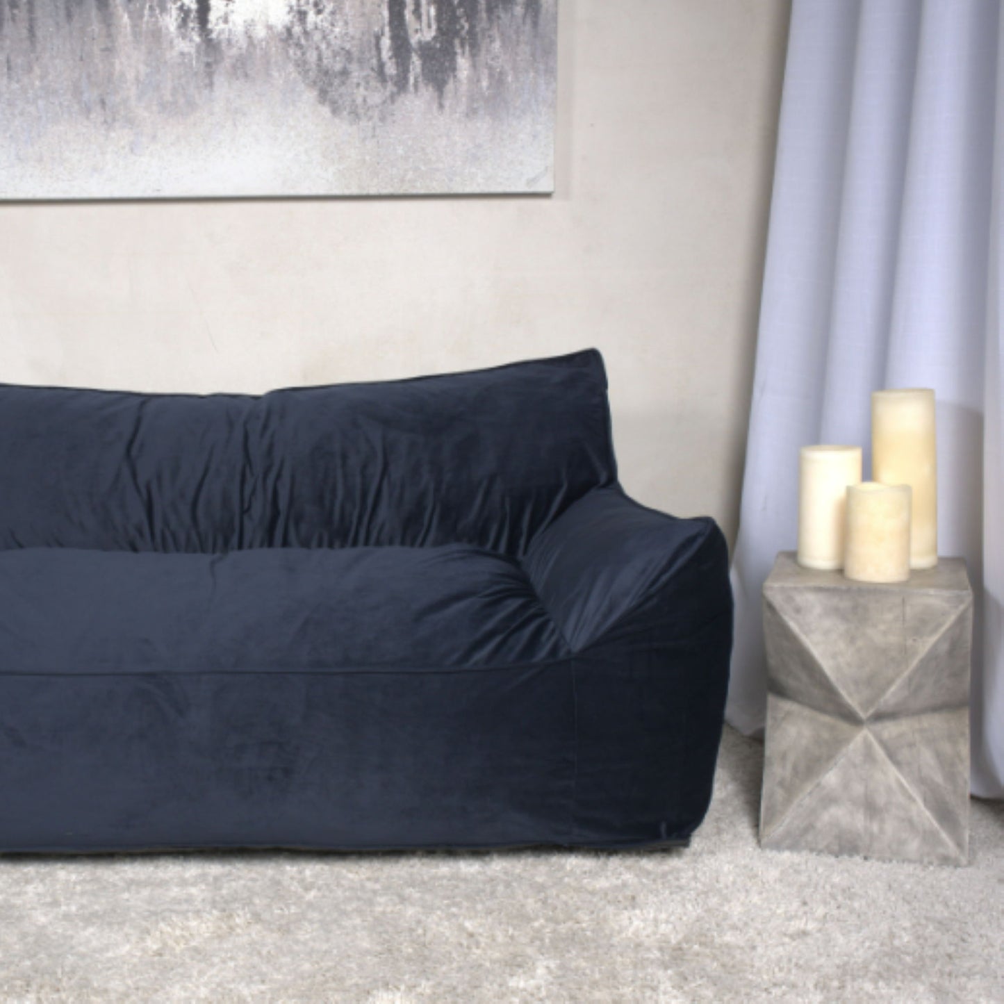 Fila Seater Bean Bag Chair with Armrests