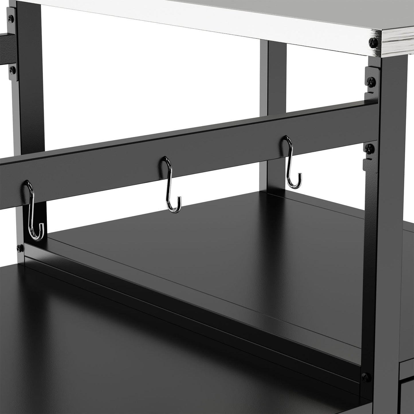 Stainless Steel Outdoor Grill Cart and Table