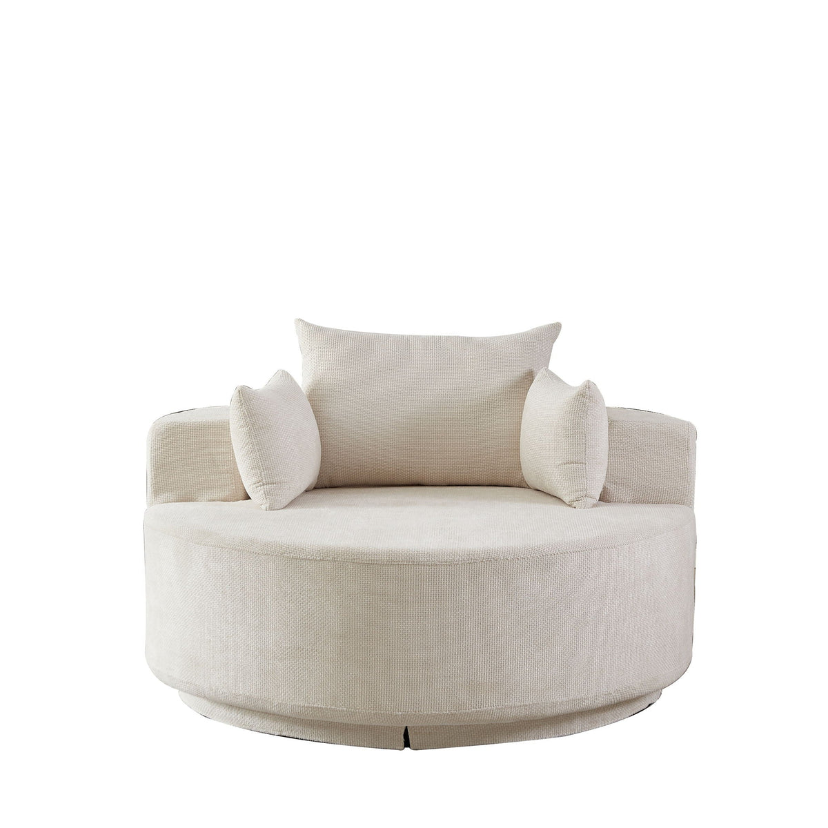 Modern Single Sofa and Swivel Sleeper Chair