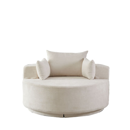 Modern Single Sofa and Swivel Sleeper Chair