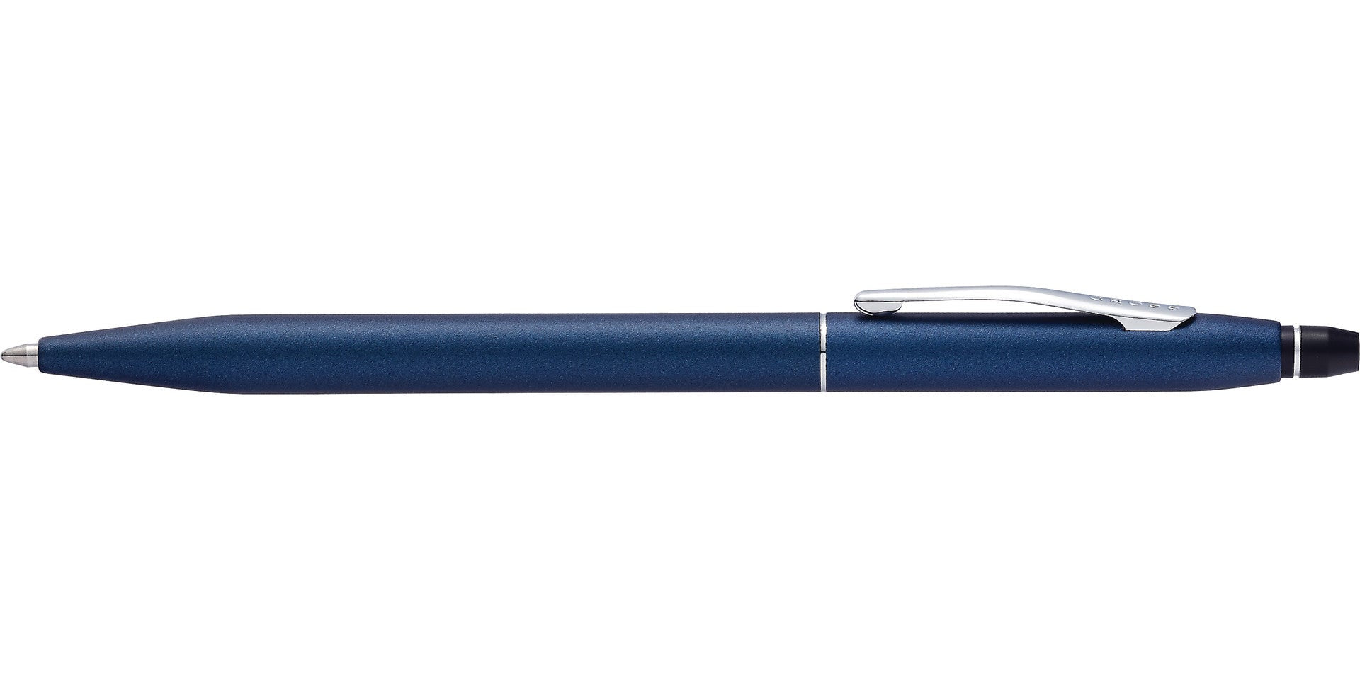 A.T. Cross Click Midnight Blue ballpoint pen with silver clip on Tampa Home & Garden Store