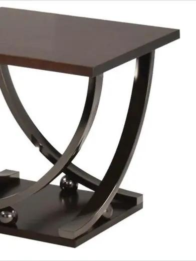 Isiah Table Modern Elegance Glass and Metal