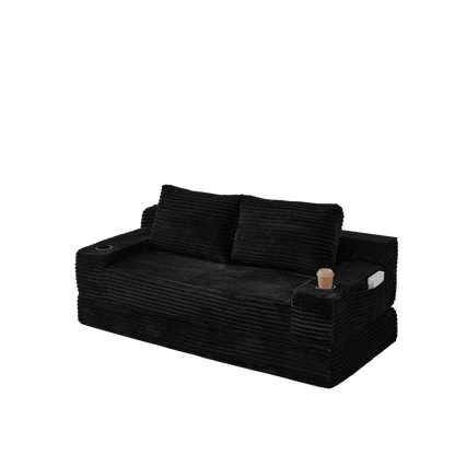 Comfortable Corduroy Two In One Sofa And Bed