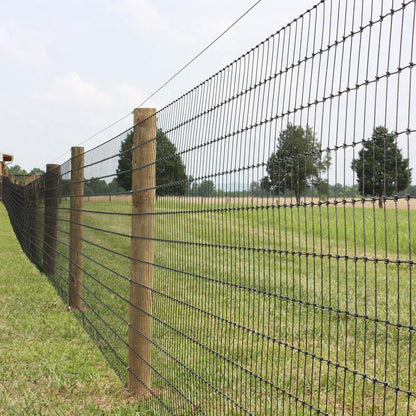 Farm fence, 4ft x 328ft 14-gauge zinc-coated wire fencing with wooden posts, HouseOfZazla on Tampa Home & Garden Store