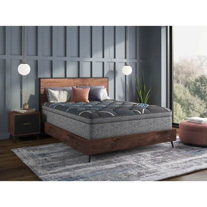 Comfort Care 15in Euro Top Hybrid Mattress Plush by Unique Piece Furniture on gray fabric bed on Tampa Home & Garden Store
