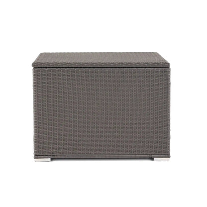 Santa Rosa Rattan Storage Table and Iron Frame