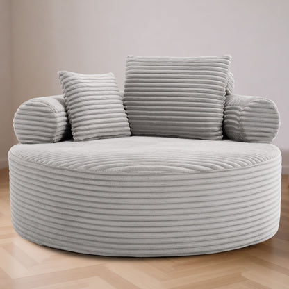 Round Sofa Bed and Pillows for the Living Room