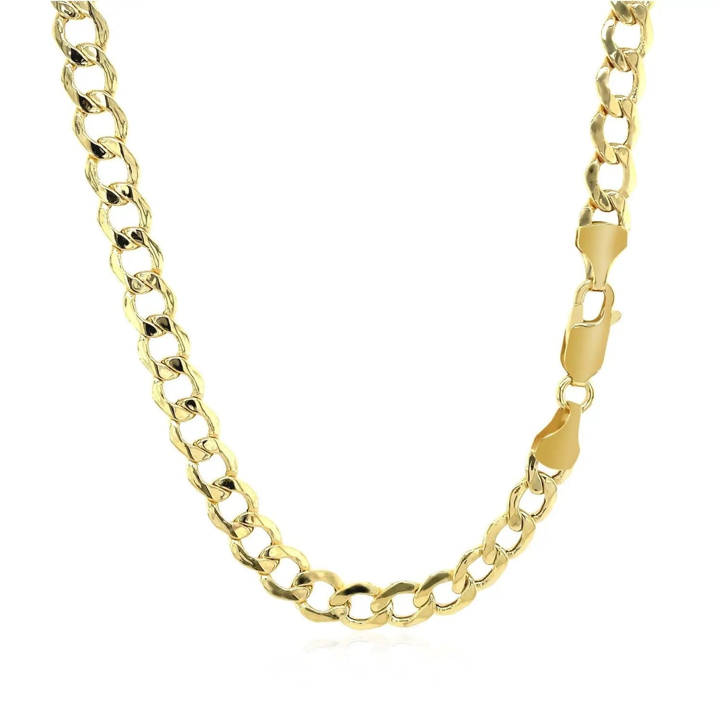 Curb chain necklace 5.3mm, 14k yellow gold by Bids.com on Tampa Home & Garden Store