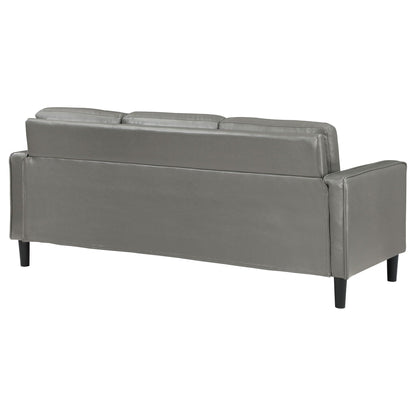 Farallone Contemporary Track Arm Plush Sofa