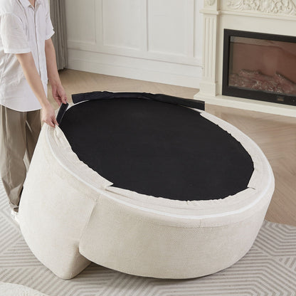 Modern Single Sofa and Swivel Sleeper Chair