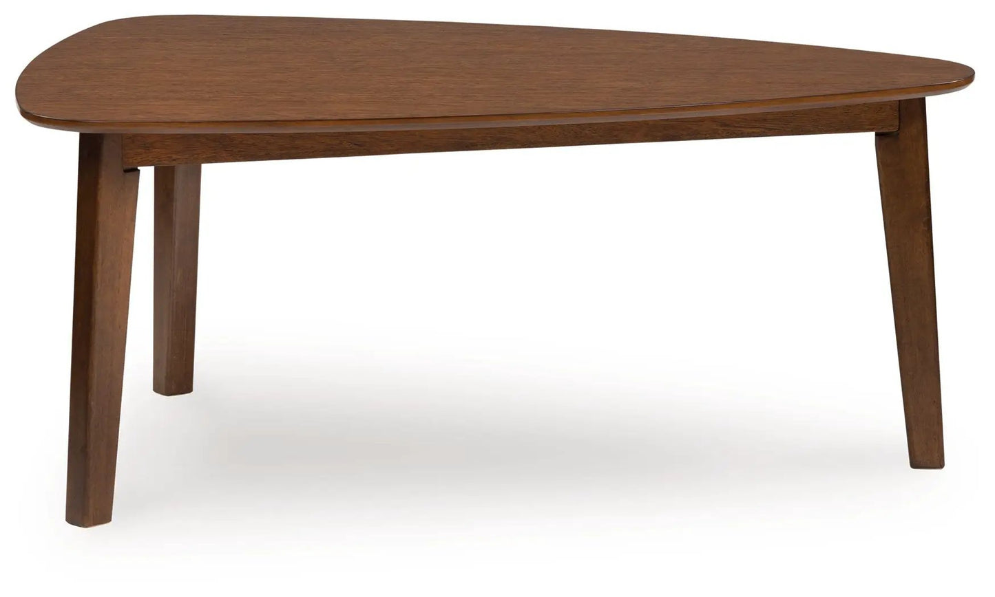 Lyncott Occasional Wood Table Set of 3 Brown