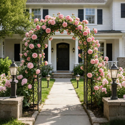 Metal Garden Arch Trellis for Climbing Roses