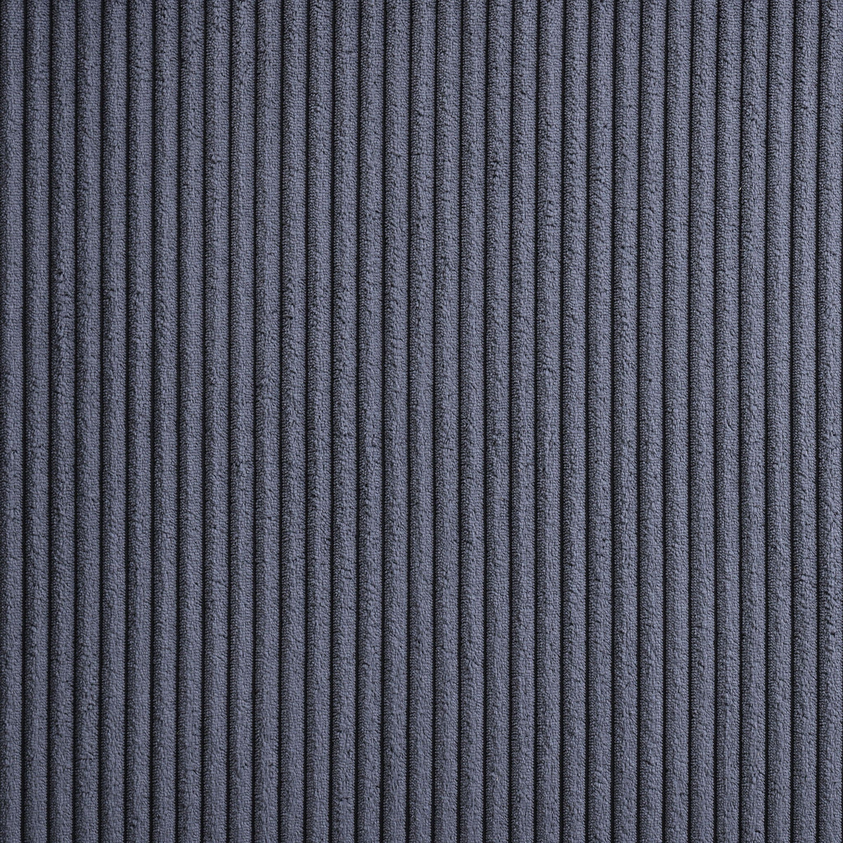 Judah Flame Visualizer Bed fabric swatch in dark blue gray ribbed texture by HouseOfZazla on Tampa Home & Garden Store