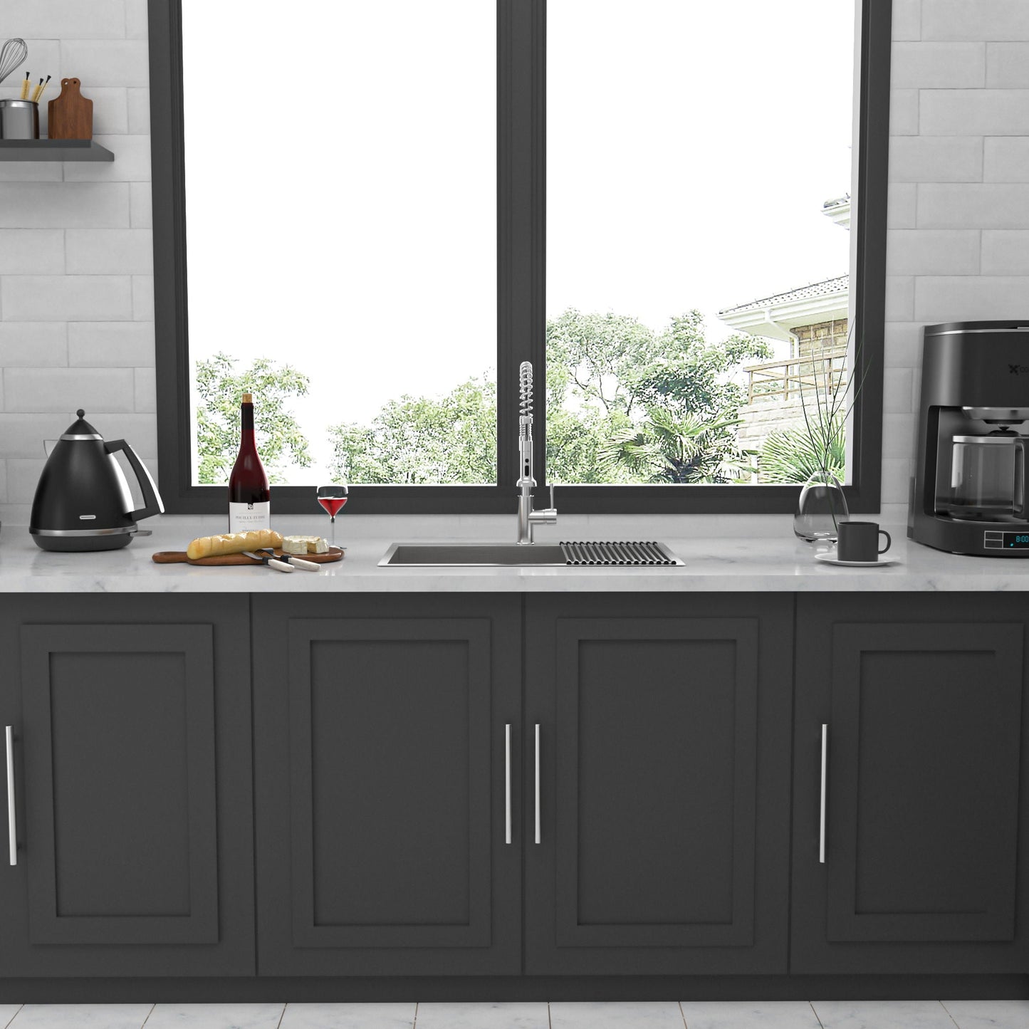 Topmount Brushed Stainless Steel Kitchen Sink