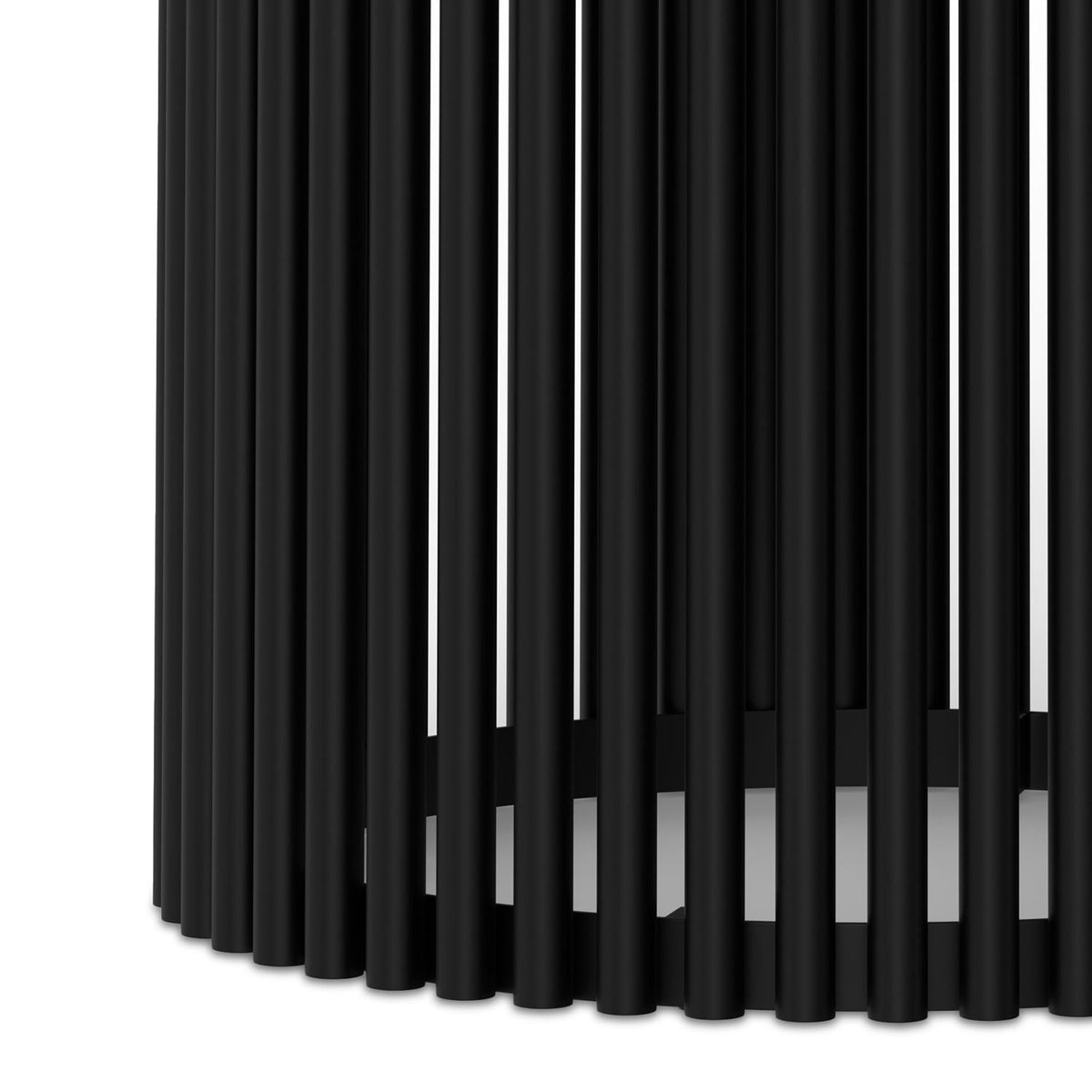 Demy Side Table black vertical slat base, HouseOfZazla on Tampa Home & Garden Store