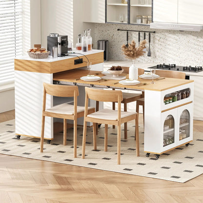 Extendable Dining Table With Folding Top