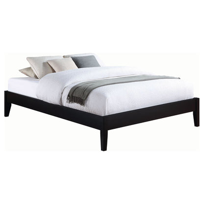 Ridgeview Queen Storage Panel Bed in black finish with a low-profile frame on Tampa Home & Garden Store