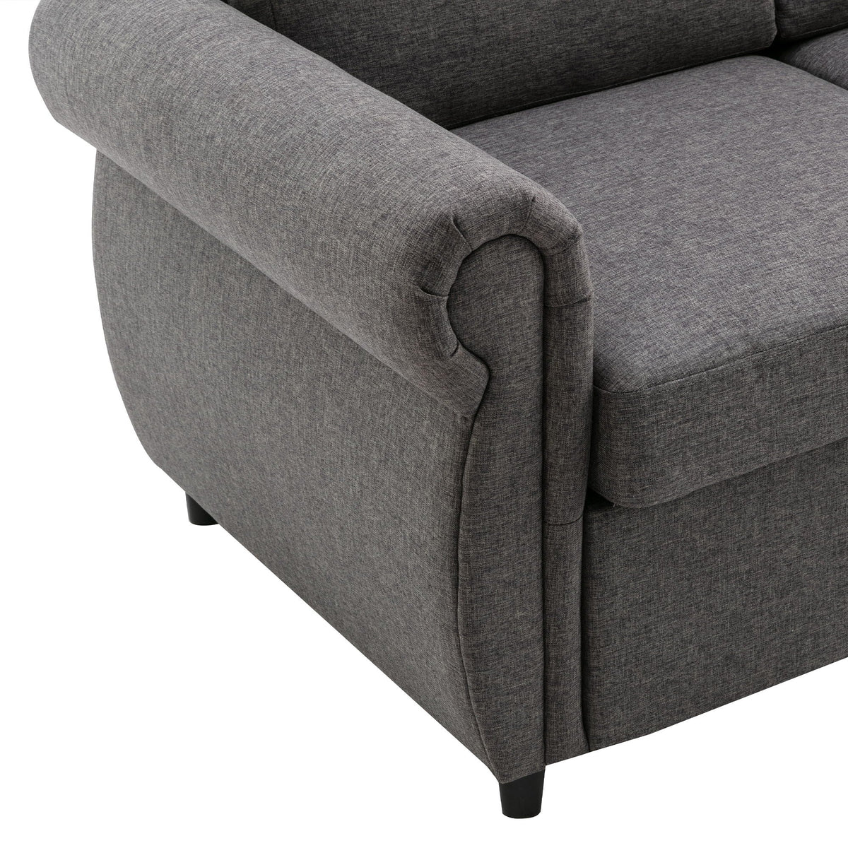 Pull Out Sofa Bed With Twin Memory Foam Mattress