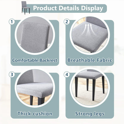 Versatile Dining Chairs with Comfortable Design