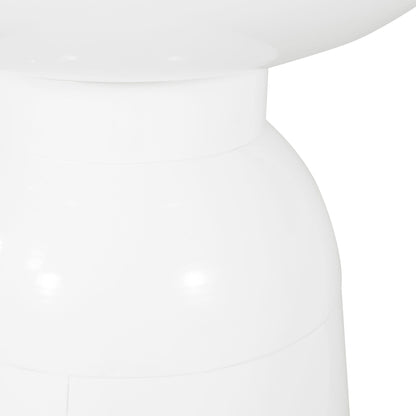 Serenita outdoor side tables set of 2, white flared design by HouseOfZazla on Tampa Home & Garden Store