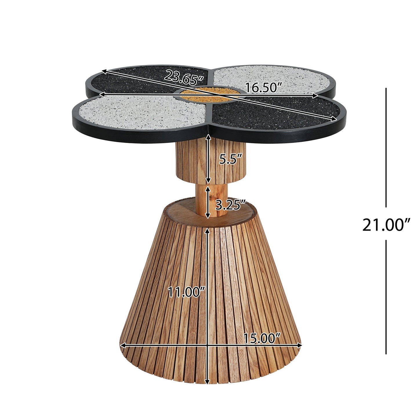 Four Leaf Clover Side Table and Small Spaces