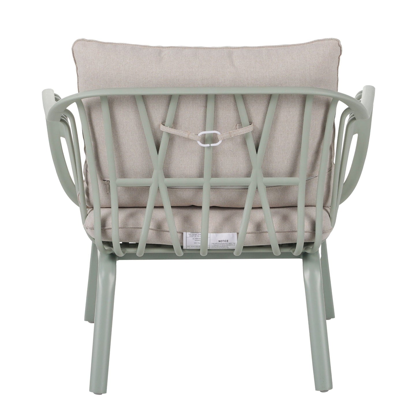 Huron Outdoor Resin Club Chair Set of Two