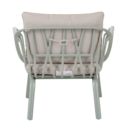 Huron Outdoor Resin Club Chair Set of Two