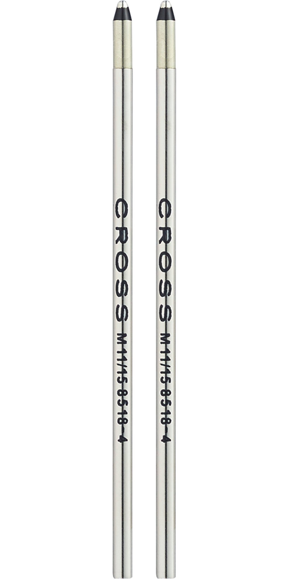 Mini ballpoint pen refills by A.T. Cross, black ink, metal body, medium point, dual-pack on Tampa Home & Garden Store