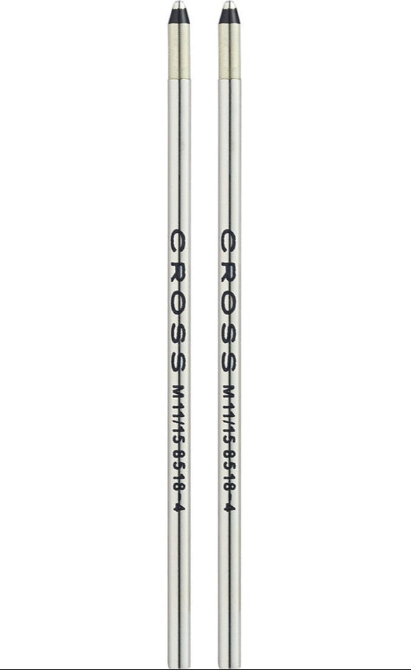 Cross mini ballpoint pen refills, black ink, medium point, dual pack on Tampa Home & Garden Store