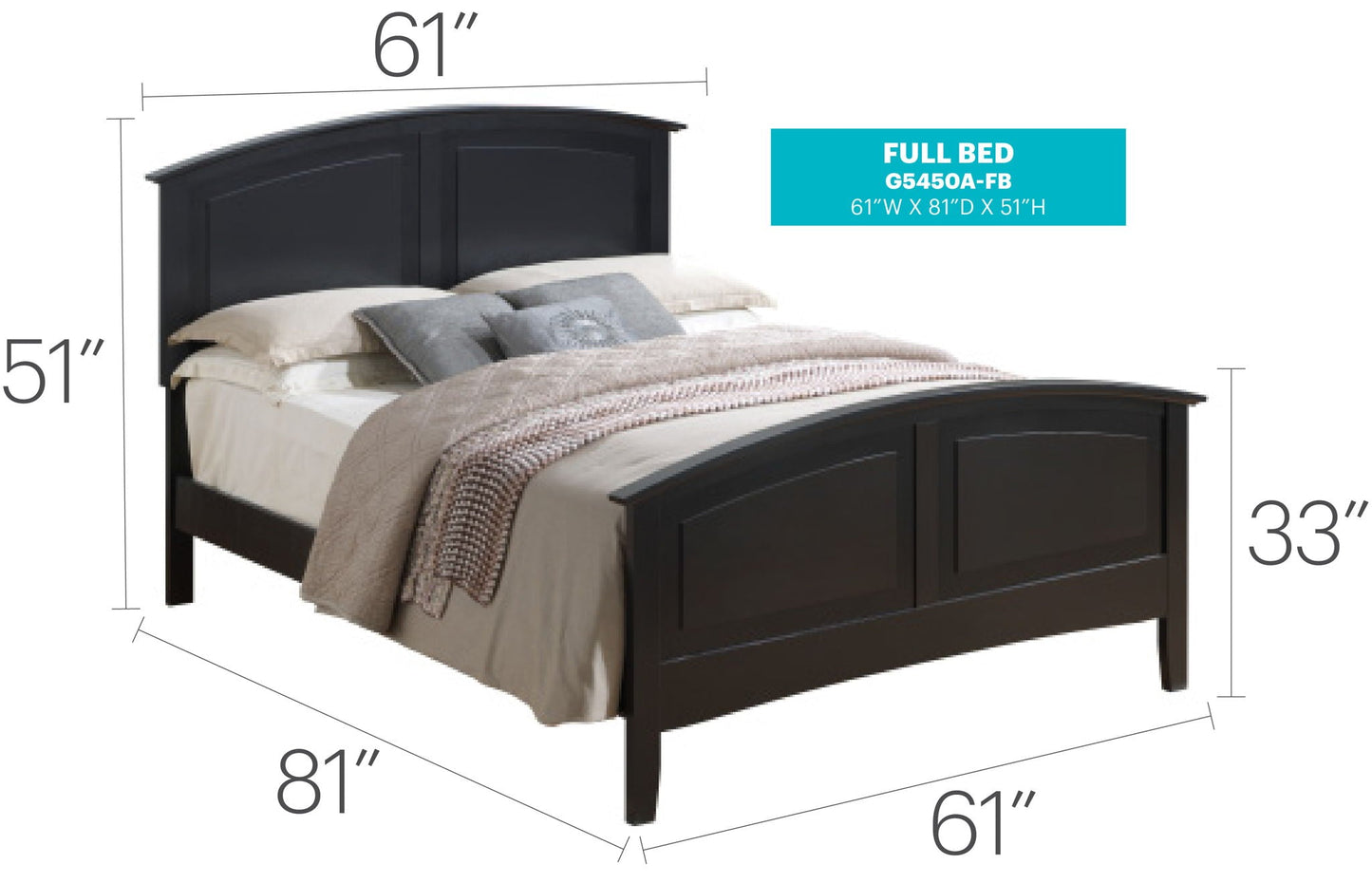 Modern Farmhouse Arch Bed With Real Veneers