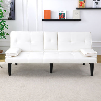 Compact Foldable Sofa Bed and Cup Holder