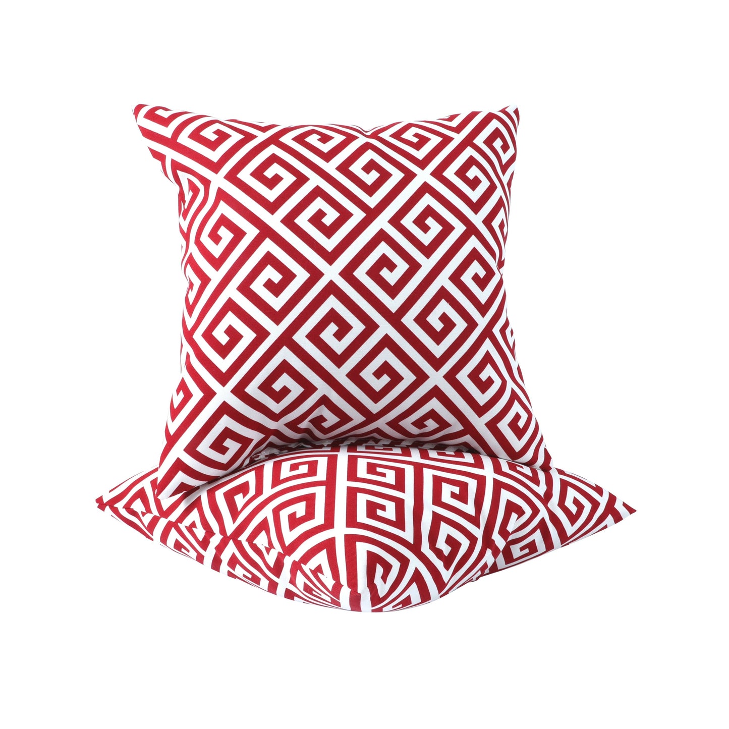 Red and Waterproof Outdoor Throw Pillows 2 Pack