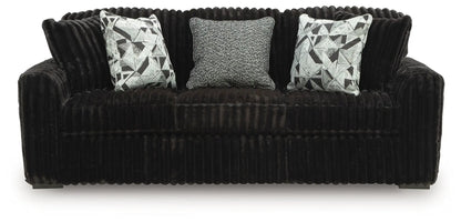Midnight Madness Corduroy Sofa for Cozy Comfort