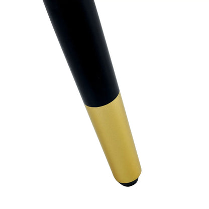 Modern chair with metal legs black and gold two tone leg detail on Tampa Home & Garden Store