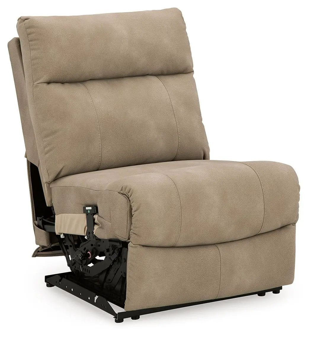 Next-Gen Durapella reclining sectional by Unique Piece Furniture in beige upholstery on Tampa Home & Garden Store