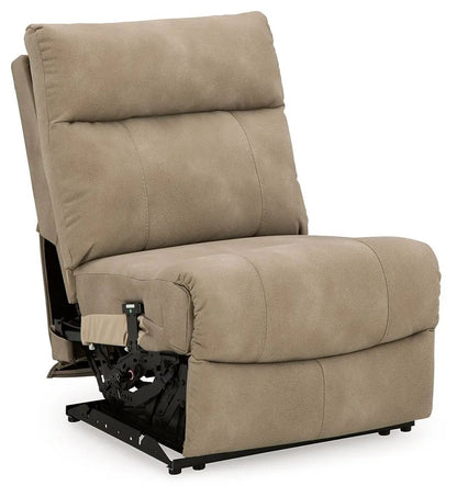 Next-Gen Durapella reclining sectional by Unique Piece Furniture in beige upholstery on Tampa Home & Garden Store