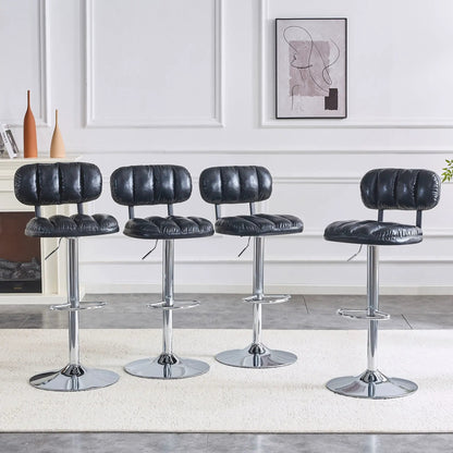 Adjustable Bar Stools With Footrest For Island