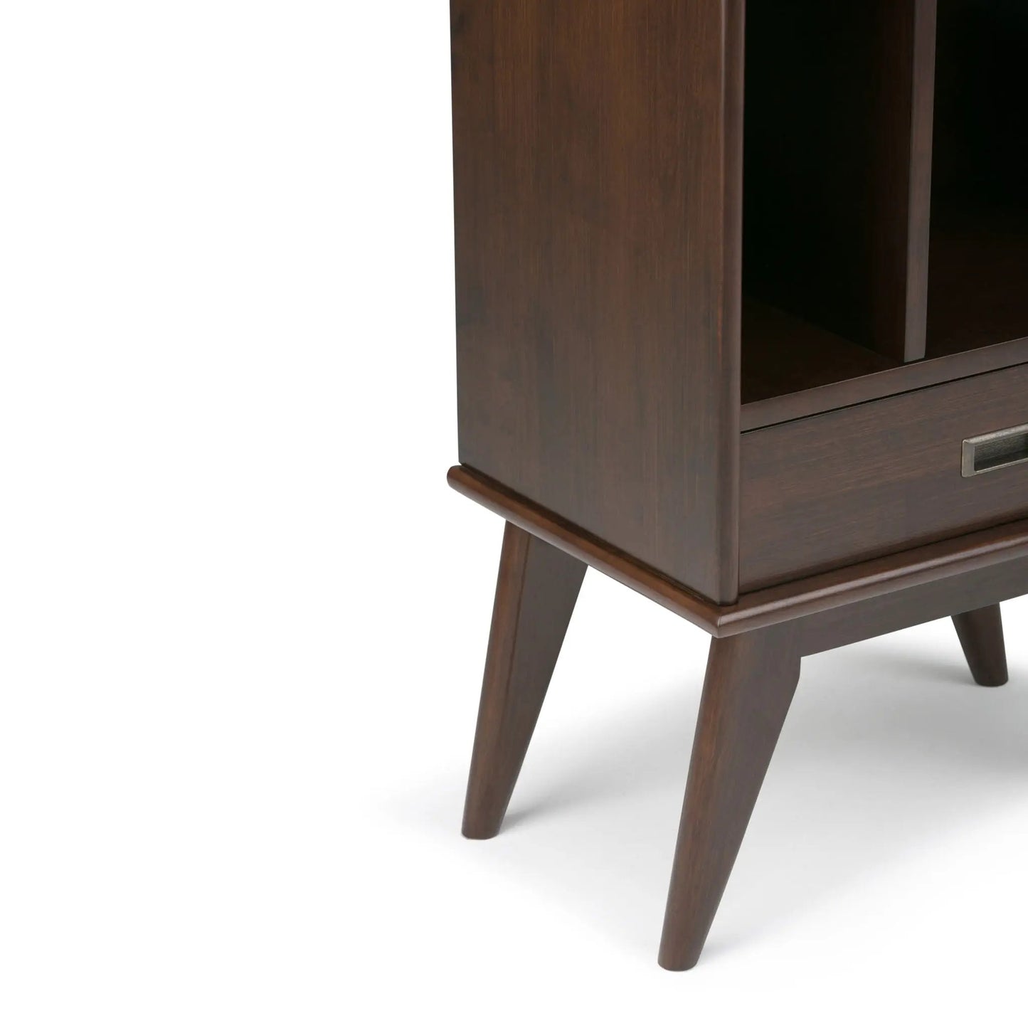 Draper Mid Century Wide Bookcase and Storage Unit